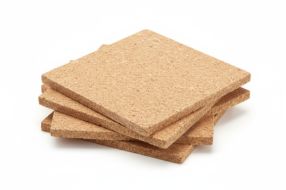 Lot de 4 plaques liège empilées