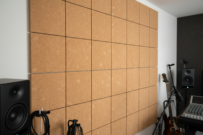 Plaques liège carrées 25cm isolation phonique