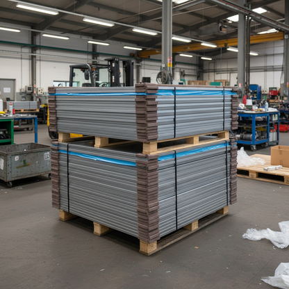 Profil mousse sur panneaux métalliques