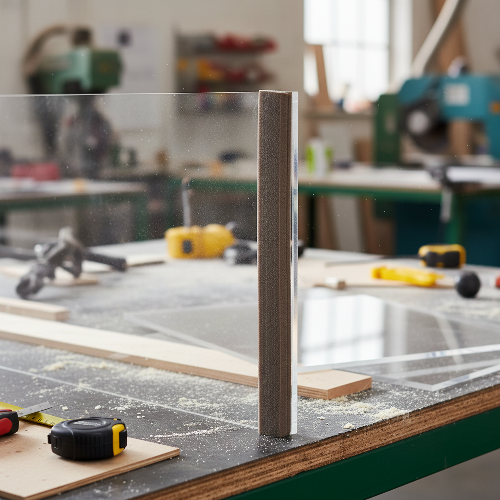 Profil WS 32x20 sur panneau acrylique