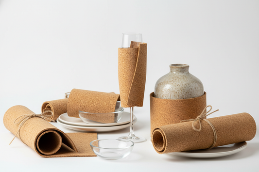 Protection de vaisselle avec dalle cork